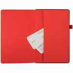 Ежедневник TON, недатированный, черный с красным