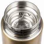 Смарт-бутылка с заменяемой батарейкой LONG THERM, золотистая