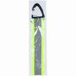 Светоотражающий брелок FLASHLINE, серый с зеленым