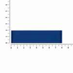 Лейбл из ПВХ TAREA, синий