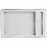 Коробка HORIZON с ложементом под ежедневник и ручку, серая