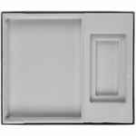 Коробка OVERLAP с ложементом под ежедневник и аккумулятор, VER.2, серая