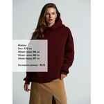Худи KULONGA OVERSIZE, бордовое, размер ХS/S