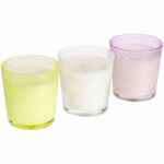 Свеча ароматическая RISTORO, желтая, ягоды в игристом