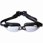 Очки для плавания зеркальные UNDERWATER, черные