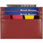 Чехол для карточек TOP, красный