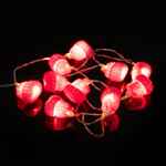 Гирлянда COSY POMS, красная