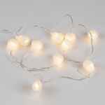 Гирлянда COSY POMS, белая