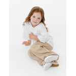 Футболка детская оверсайз TEEZER, белая, 6 лет