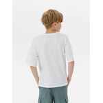 Футболка детская оверсайз TEEZER, белая, 6 лет