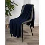 Плед ROMBUS, темно-синий (сапфир)