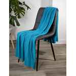 Плед ROMBUS, бирюзовый