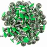 Заклепка RIVET, S, зеленый неон