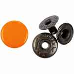 Кнопка CLAVIS, M, оранжевый неон