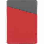 Картхолдер DUAL, серо-красный