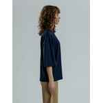 Футболка оверсайз унисекс BASE SPACE, темно-синяя, размер XS/S