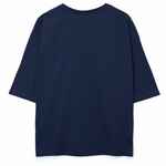 Футболка оверсайз унисекс BASE SPACE, темно-синяя, размер XS/S