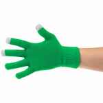 Перчатки сенсорные URBAN FLOW, зеленые, размер S/M