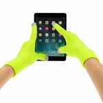 Перчатки сенсорные URBAN FLOW, салатовые неон, размер S/M