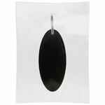 Брелок «Овал», черный