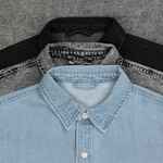 Куртка джинсовая O3, черная, размер XS/S