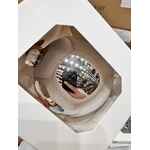 Оформительский шар FINERY, 8 см, глянцевый серебристый