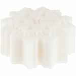 Свеча SNOWFLAME 3, белая, 8 см