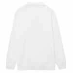 Рубашка поло мужская с длинным рукавом TERRAZZO, белая, размер S/M