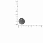 Шильдик металлический ALFA SIRKEL, серый металлик