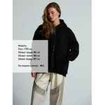 Толстовка унисекс оверсайз ZIPPY, черная, размер XS/S