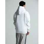 Толстовка унисекс оверсайз ZIPPY, белая, размер XS/S