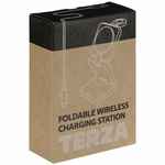 Складная станция беспроводной зарядки TERZA, серебристая