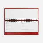 Планинг FARO, датированный, красный