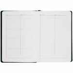 Ежедневник ALANIS, недатированный, черный с голубым