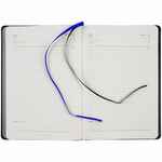 Ежедневник ALANIS, недатированный, черный с синим