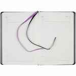 Ежедневник ALANIS, недатированный, черный с фиолетовым