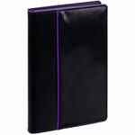 Ежедневник ALANIS, недатированный, черный с фиолетовым
