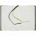 Ежедневник ALANIS, недатированный, черный с зеленым