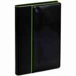 Ежедневник ALANIS, недатированный, черный с зеленым