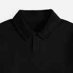 Рубашка поло унисекс TIIMI, черная, размер XS/S