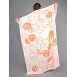 Плед CITRION, оранжево-белый