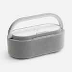 Колонка с часами и беспроводной зарядкой VESKE VER.2, серая