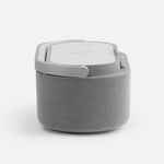 Колонка с часами и беспроводной зарядкой VESKE VER.2, серая