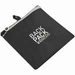 Складной рюкзак COMPACT NEON, черный с белым