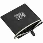 Складной рюкзак COMPACT NEON, черный с белым