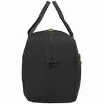 Сумка дорожная COMPACT NEON, черная с зеленым