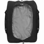 Сумка дорожная COMPACT NEON, черная с белым