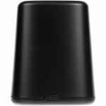 Настольный органайзер с зарядкой, лампой, вентилятором и подсветкой логотипа POWERTOWER, черный