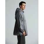 Дождевик-анорак HARD WORK, укороченный, серый, единый размер
