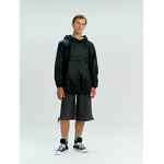 Дождевик-анорак ALATAU, укороченный, черный, единый размер